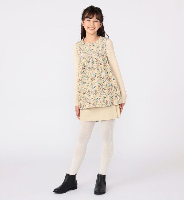 SHIPS KIDS「SHIPS KIDS:140～150cm / コーデュロイ リブ レイヤード トップス」|その他|