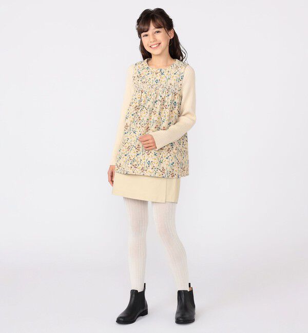 SHIPS KIDS「SHIPS KIDS:140～150cm / コーデュロイ リブ レイヤード トップス」|その他|