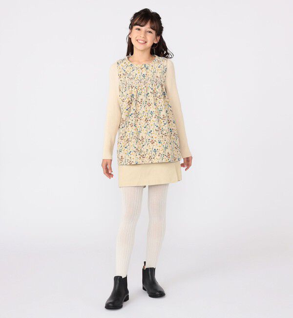 SHIPS KIDS「SHIPS KIDS:140～150cm / コーデュロイ リブ レイヤード トップス」|その他|