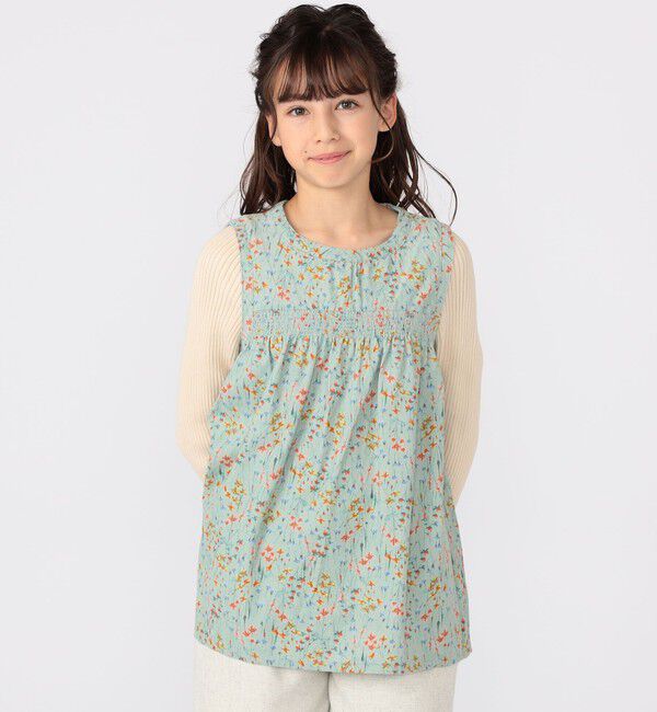 SHIPS KIDS「SHIPS KIDS:140～150cm / コーデュロイ リブ レイヤード トップス」|その他|
