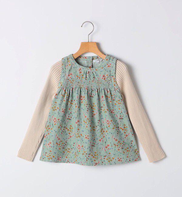 SHIPS KIDS「SHIPS KIDS:140～150cm / コーデュロイ リブ レイヤード トップス」|その他|