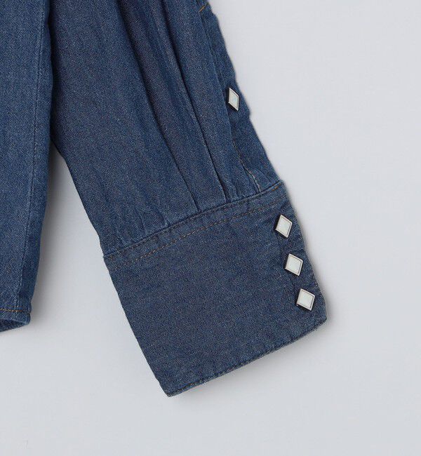 SHIPS「ROCKMOUNT: リラックス デニム ウエスタン シャツ」|シャツ・ブラウス|