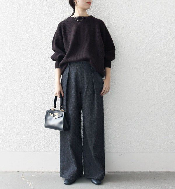 SHIPS any「bon_meur:〈洗濯機可能〉クラッシュ デニム ワイド パンツ」|デニム|