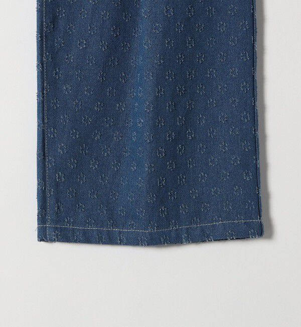 SHIPS any「bon_meur:〈洗濯機可能〉クラッシュ デニム ワイド パンツ」|デニム|