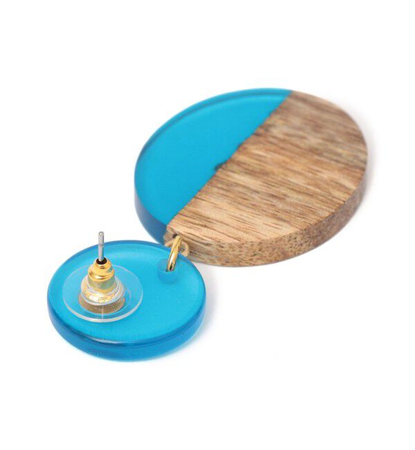 SHIPS any「SHIPS any: アクリル ウッド ピアス」|ピアス|