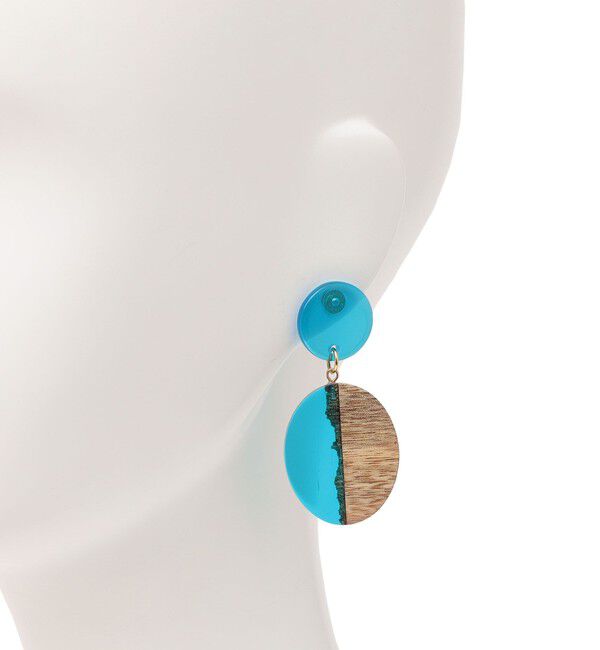 SHIPS any「SHIPS any: アクリル ウッド ピアス」|ピアス|