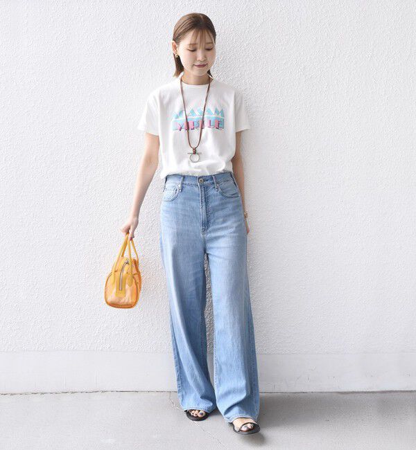 SHIPS for women「ACASAM:クルーネック TEE」|Tシャツ・カットソー|