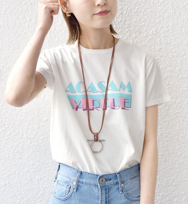 SHIPS for women「ACASAM:クルーネック TEE」|Tシャツ・カットソー|