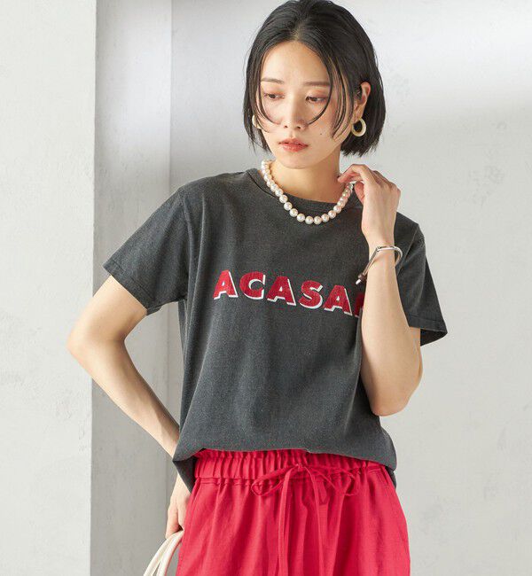 SHIPS for women「ACASAM:クルーネック TEE」|Tシャツ・カットソー|