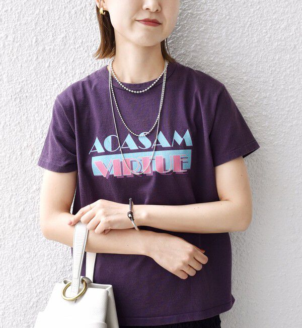 SHIPS for women「ACASAM:クルーネック TEE」|Tシャツ・カットソー|