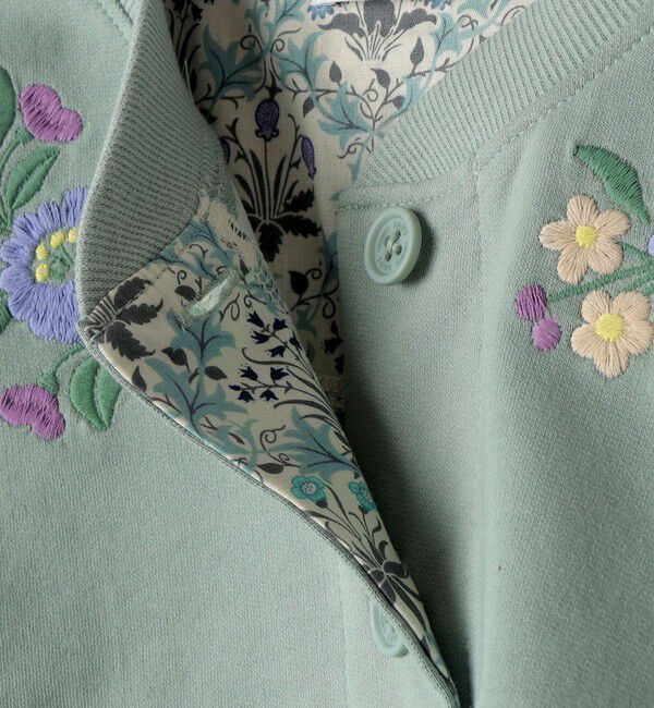 SHIPS Colors 「SHIPS Colors:80～130cm / 〈洗濯機可能〉フラワー 刺繍 カーディガン◇」|カーディガン|