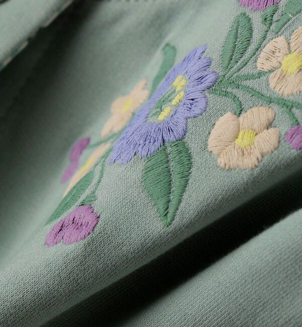 SHIPS Colors 「SHIPS Colors:80～130cm / 〈洗濯機可能〉フラワー 刺繍 カーディガン◇」|カーディガン|