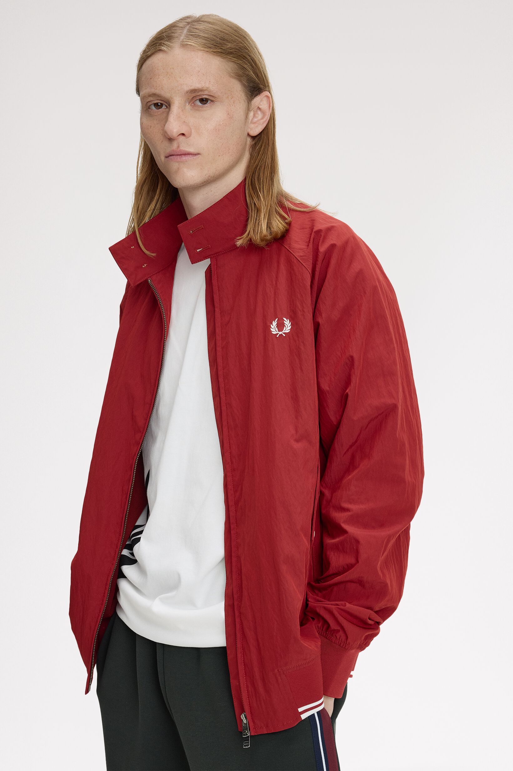 FRED PERRY 「Crinkle Harrington Jacket」|ブルゾン・スタジャン|