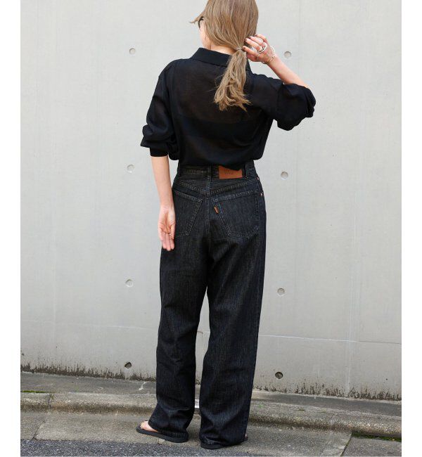 OUTDOOR PRODUCTS Usual Things「ハイゲージシアーロングスリーブニットポロシャツ」|ニット・セーター|