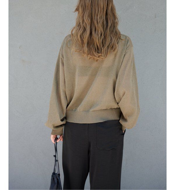 OUTDOOR PRODUCTS Usual Things「ハイゲージシアーロングスリーブニットポロシャツ」|ニット・セーター|