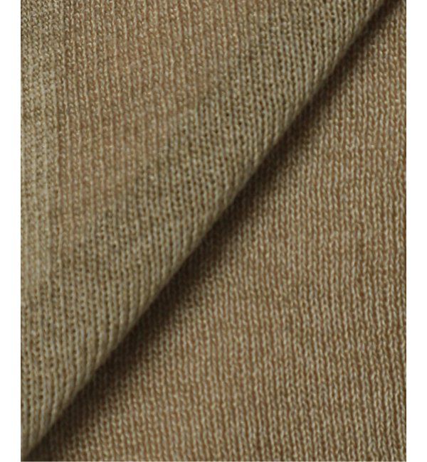 OUTDOOR PRODUCTS Usual Things「ハイゲージシアーロングスリーブニットポロシャツ」|ニット・セーター|