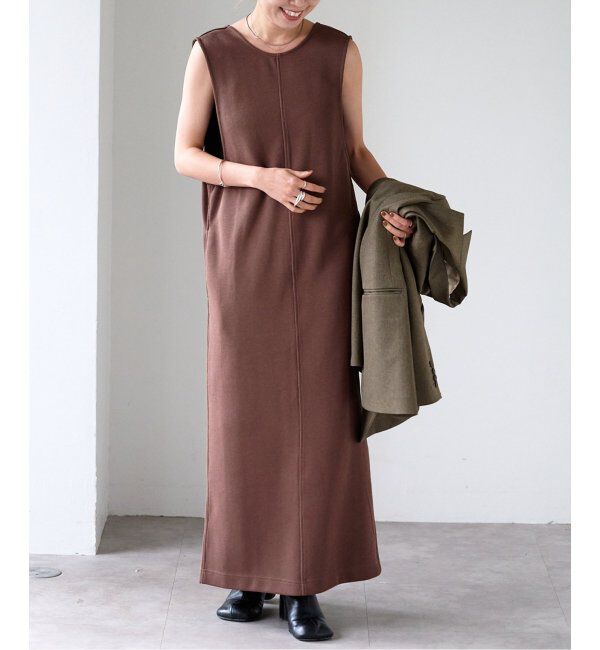 OUTDOOR PRODUCTS Usual Things「前後2WAY コットンWフェイスジャージージャンパースカート」|ワンピース|