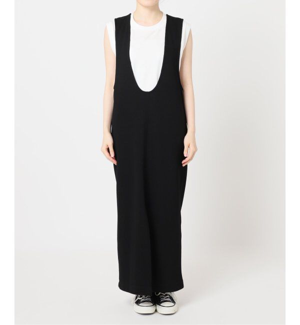 OUTDOOR PRODUCTS Usual Things「前後2WAY コットンWフェイスジャージージャンパースカート」|ワンピース|