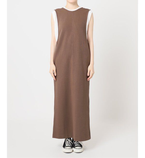 OUTDOOR PRODUCTS Usual Things「前後2WAY コットンWフェイスジャージージャンパースカート」|ワンピース|