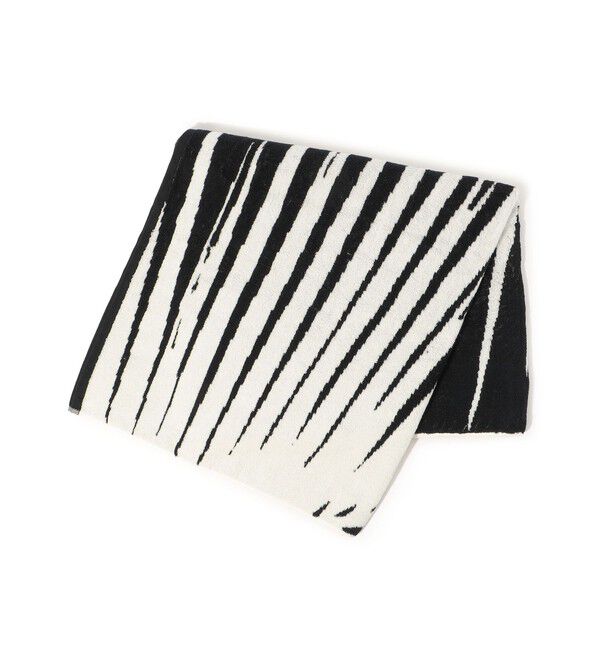 JAMES PERSE「パームプリント ビーチタオル AJBT0547」|タオル|19 ブラック