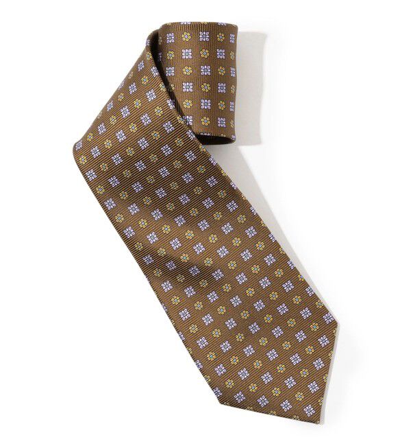 TOMORROWLAND GOODS「ERRICO FORMICOLA シルク プリント小紋柄ネクタイ」|ネクタイ・蝶ネクタイ|