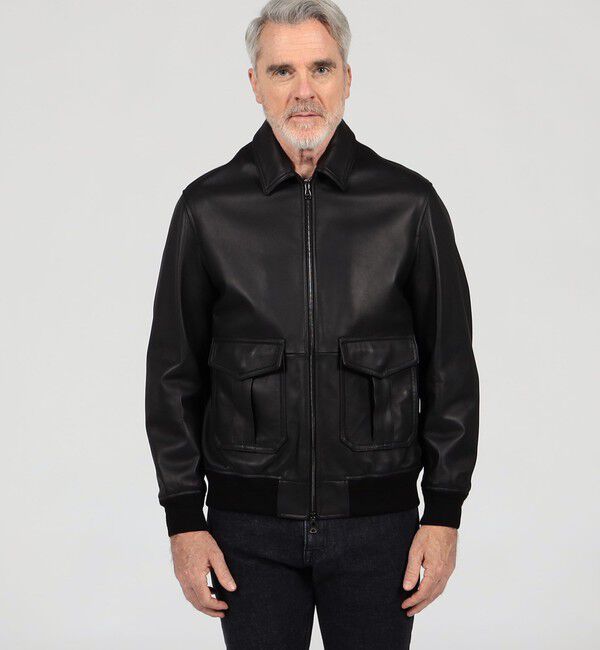 TOMORROWLAND MENS「【別注】EMMETI AKRON ラムレザー ブルゾン」|ブルゾン・スタジャン|