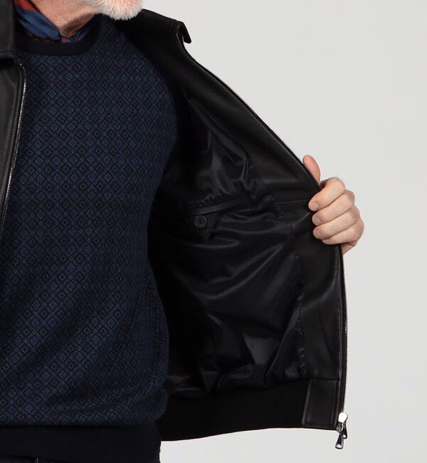 TOMORROWLAND MENS「【別注】EMMETI AKRON ラムレザー ブルゾン」|ブルゾン・スタジャン|