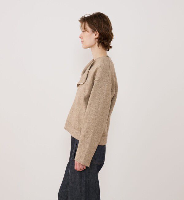 GALERIE VIE「カシミヤペーパー ライダースジャケット」|ライダースジャケット|