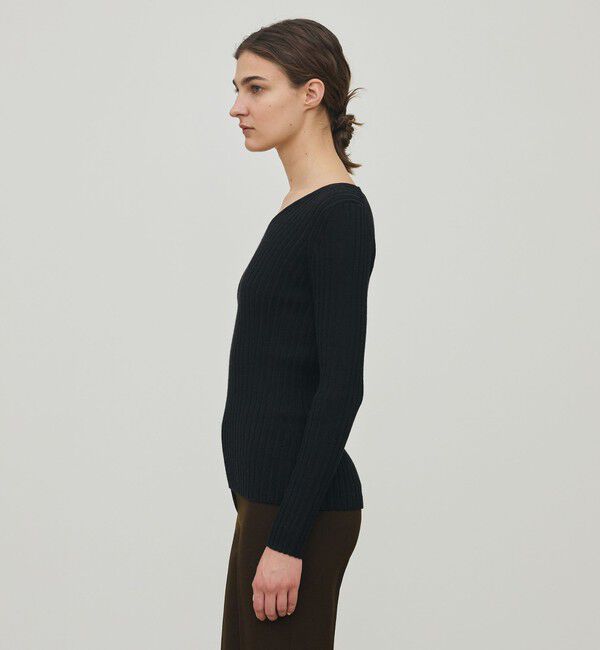 DES PRES「ウールリブ Vネックプルオーバー」|ニット・セーター|