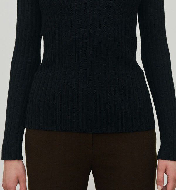 DES PRES「ウールリブ Vネックプルオーバー」|ニット・セーター|