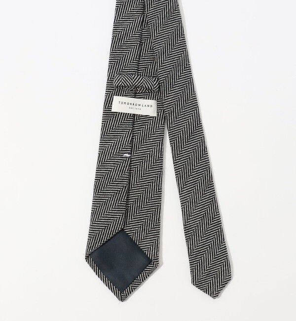 TOMORROWLAND GOODS「TOMORROWLAND ウールシルク ヘリンボーン柄ネクタイ」|ネクタイ・蝶ネクタイ|