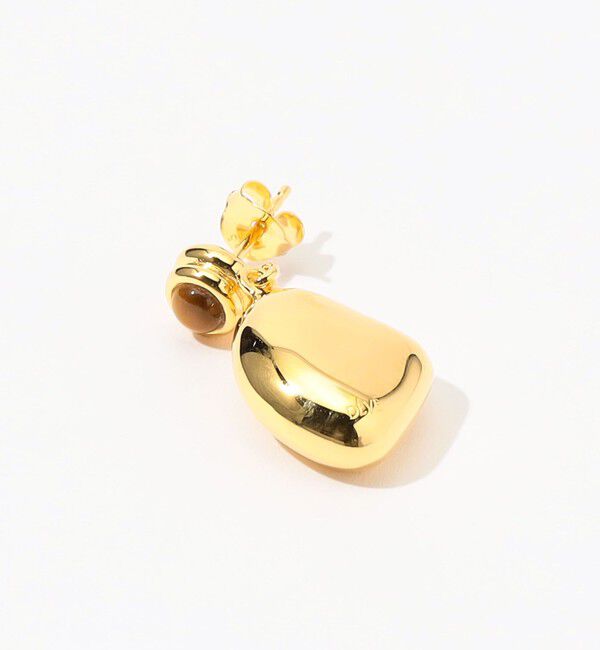 TOMORROWLAND GOODS「DEVE La Radieuse Tiger's eye ドロップピアス」|ピアス|