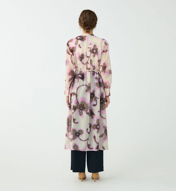 Ballsey「リリアンプリント ロングシャツワンピース」|ワンピース|