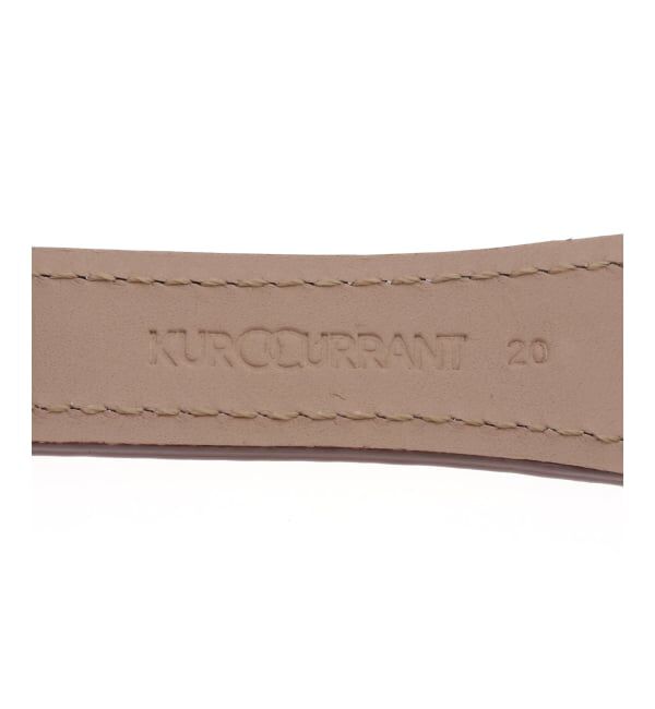 HIROB「KUROCURRANT Apple watch strap / Shrink leather」|その他|