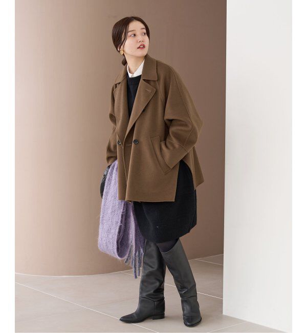 追加2》スーパー160ダブルフェイス ショートコート（IENA）｜ルミネの