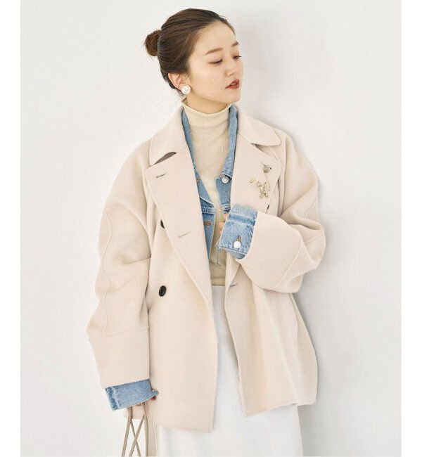 追加2》スーパー160ダブルフェイス ショートコート（IENA）｜ルミネの