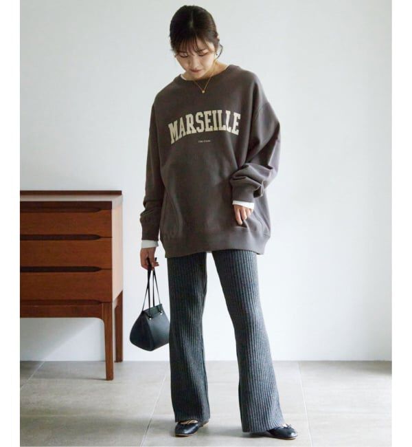 SLOBE IENA「《WEB限定/追加》MARSEILLE ロゴスウェット」|スウェット・ジャージ|