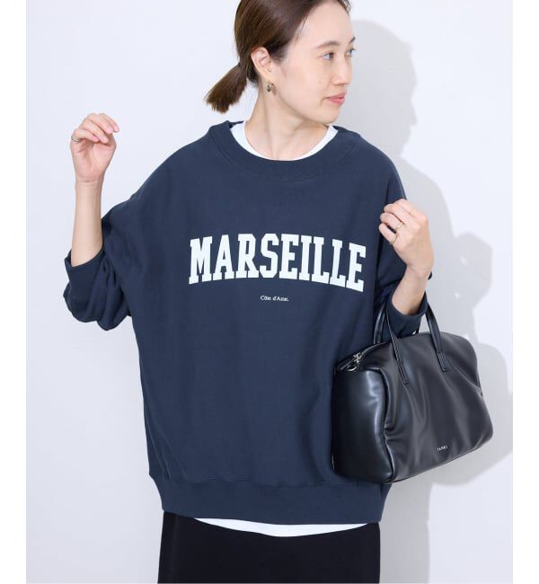 SLOBE IENA「《WEB限定/追加》MARSEILLE ロゴスウェット」|スウェット・ジャージ|