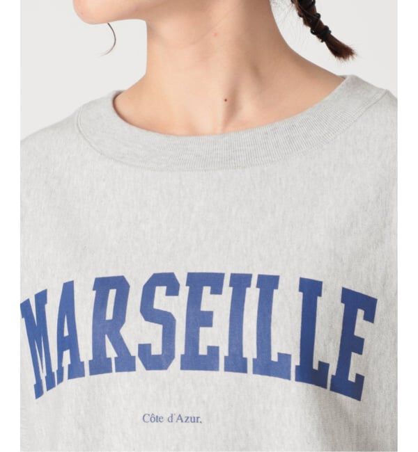 SLOBE IENA「《WEB限定/追加》MARSEILLE ロゴスウェット」|スウェット・ジャージ|