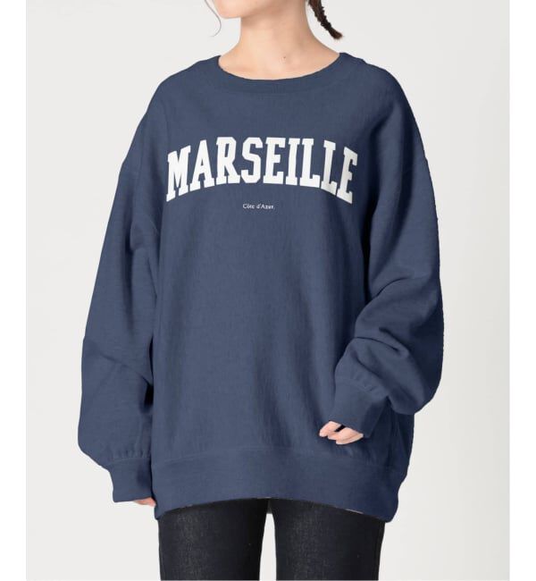 SLOBE IENA「《WEB限定/追加》MARSEILLE ロゴスウェット」|スウェット・ジャージ|