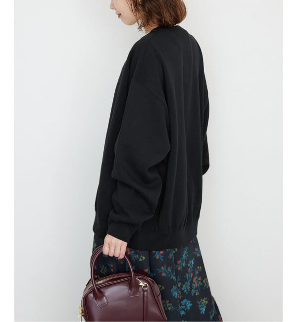 SLOBE IENA「《追加》ダブルフェイスジャージースナップカーディガン」|カーディガン|