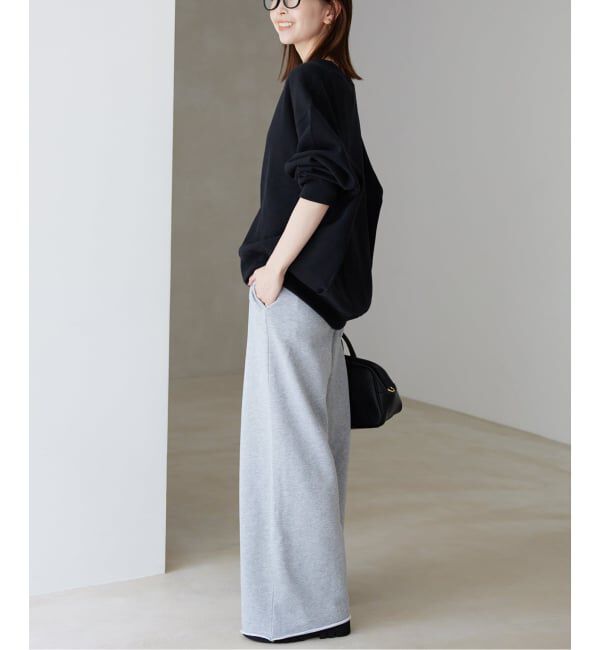 SLOBE IENA「《追加》ダブルフェイスジャージースナップカーディガン」|カーディガン|