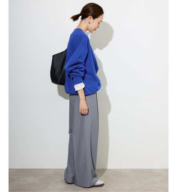 SLOBE IENA「《追加》ダブルフェイスジャージースナップカーディガン」|カーディガン|