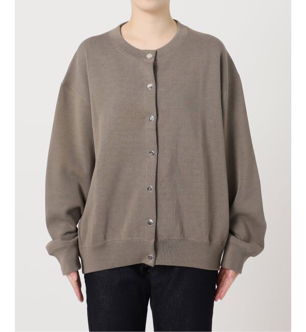 SLOBE IENA「《追加》ダブルフェイスジャージースナップカーディガン」|カーディガン|