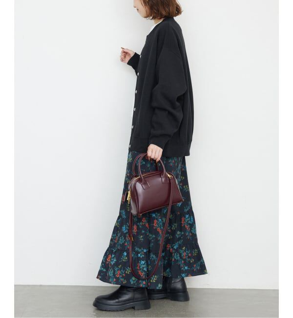 SLOBE IENA「《追加》ダブルフェイスジャージースナップカーディガン」|カーディガン|