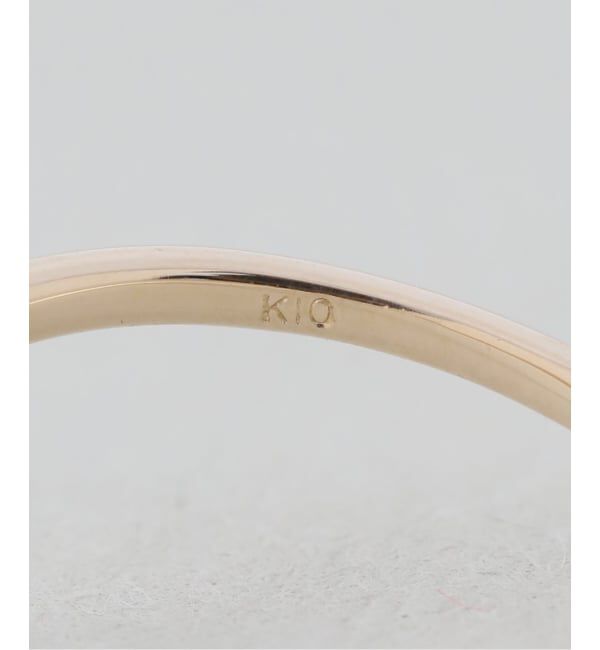 SLOBE IENA「《WEB限定サイズあり》SLOBE Vリング K10」|リング|