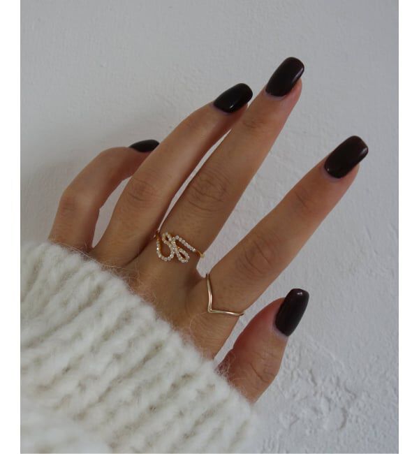 SLOBE IENA「《WEB限定サイズあり》SLOBE Vリング K10」|リング|