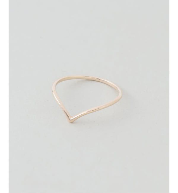 SLOBE IENA「《WEB限定サイズあり》SLOBE Vリング K10」|リング|