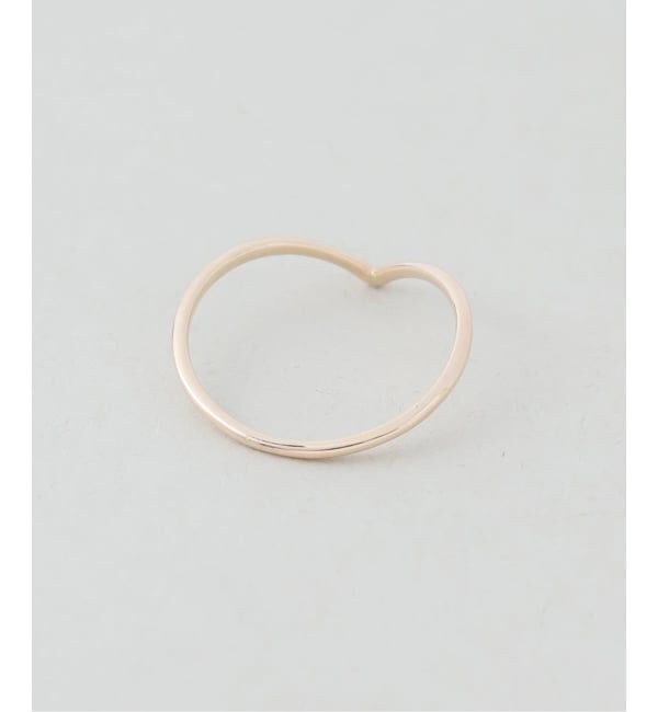 SLOBE IENA「《WEB限定サイズあり》SLOBE Vリング K10」|リング|