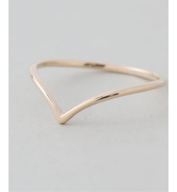 SLOBE IENA「《WEB限定サイズあり》SLOBE Vリング K10」|リング|